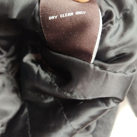 Michael Kors Winter Coat Men's L Gray Full-Button 54% Wool Pockets Insulated - Picture 9 of 9